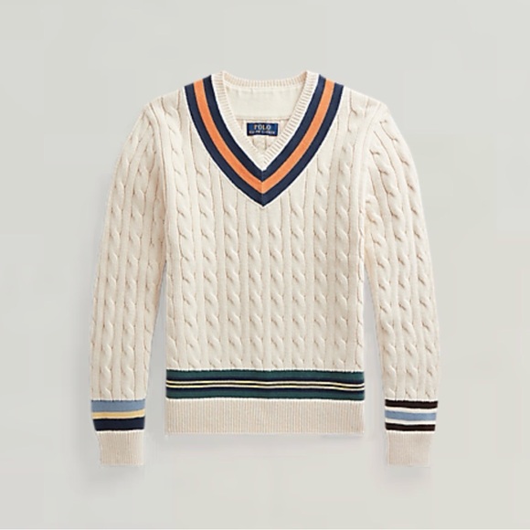 Polo Ralph Lauren Other - Polo Ralph Lauren Cotton Cricket Sweater